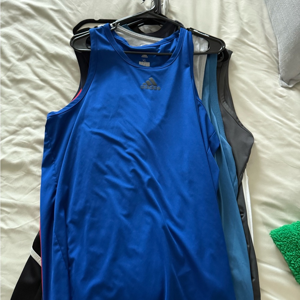 Adidas Men's Blue Tank